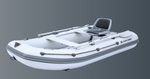 כסא דייגים מתקפל לסירה מרופד מפלסטיק חזק Folding Boat Seat KOLIBRI