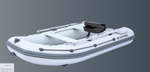 כסא דייגים מתקפל לסירה מרופד מפלסטיק חזק Folding Boat Seat KOLIBRI