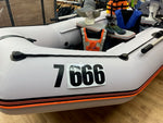 Цифры для оклейки лодки колибри высотой 12 см по стандарту Минтранса