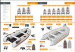 סירת גומי דגם זודיאק ל 4 אנשים באורך 330 ס"מ דגם KOLIBRI KM-330D